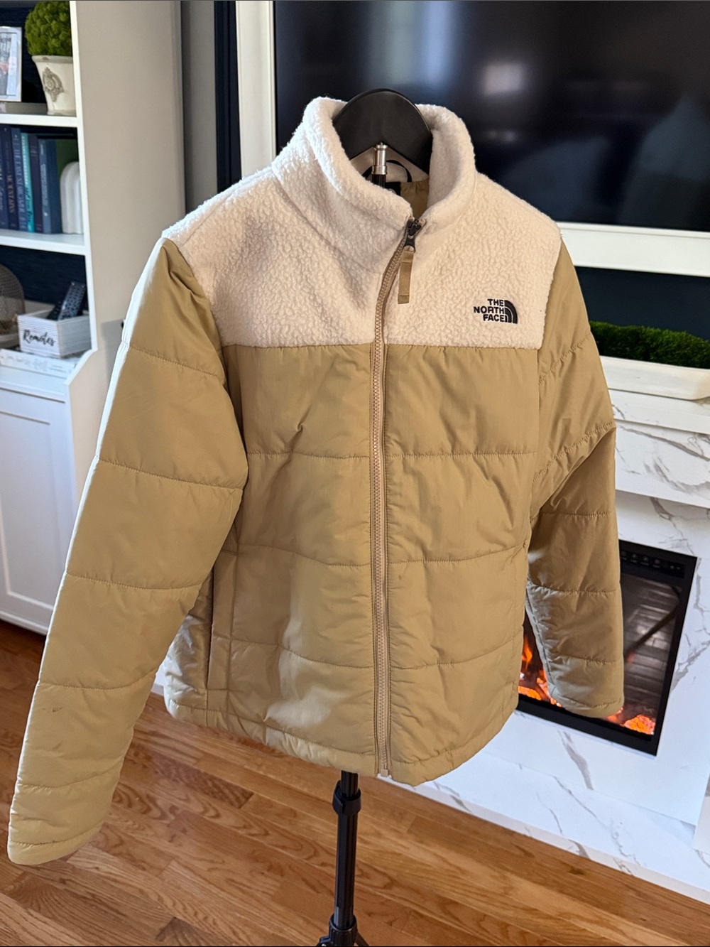 Tan North Face Jacket